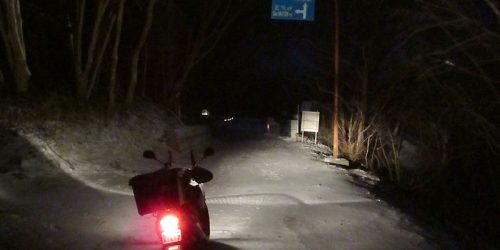 2017/12/9 初冠雪・冬の奥武蔵グリーンライン雪中ツーリング