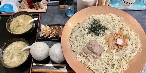 2021/1/5 秋田ラーメンはま67-青じそつけ麺(モンスター盛)