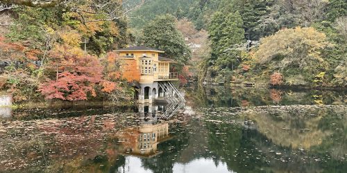2021/11/21 鎌北湖の紅葉と宿谷の滝～移動販売プチボワクレープ