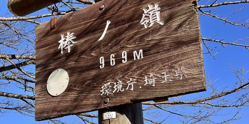 2022/11/27 奥むさし飯能 山めぐりデジタルスタンプラリー-棒ノ嶺へミニ登山